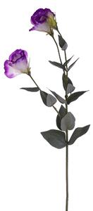 Set 6 Lisianthus Artificiali con Fiori Altezza 75 cm