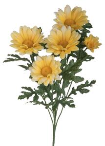 Set 6 Margherite Artificiali Altezza 66 cm Giallo