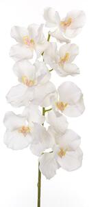 Set 3 Orchidea Artificiali Vanda Altezza 100 cm Bianco