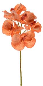 Set 3 Orchidea Artificiali Vanda Altezza 62 cm Arancio
