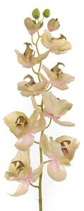 Set 2 Phalaenopsis Artificiale con 10 Fiori Altezza 109 cm Verde