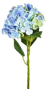 Set 4 Ortensia Artificiale Singola Altezza 57 cm Blu