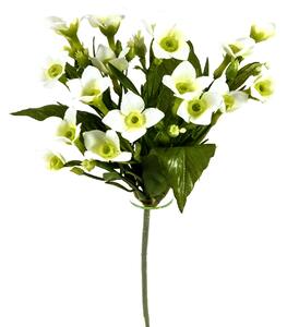 Set 6 Pick Non Ti Scordar di Me Artificiale Altezza 20 cm Bianco