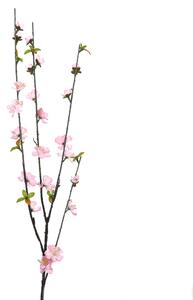 Set 8 Pesco Artificiale con 4 Diramazioni Altezza 85 cm Rosa