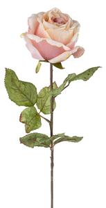 Set 4 Rose Artificiali con Dry Altezza 62 cm
