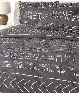 Copripiumino in cotone percalle con motivo boho Kohana