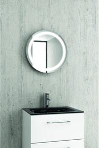 Specchio bagno led tondo con contenitore | KAM-138 - KAMALU