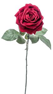 Set 3 Rose Artificiali Victoria Altezza 65 cm Rosso