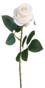 Set 12 Rose Artificiali Boccio 65 cm Bianco