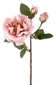 Set 4 Rose Artificiali Inglese Altezza 48 cm