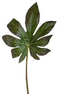 Set 6 Foglie di Aralia Artificiale Altezza 66 cm Verde