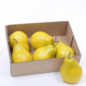 Set 2 Pera Conference Artificiali 6 Pezzi Larghezza 8 cm