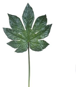 Set 6 Foglie di Aralia Artificiale Altezza 79 cm Verde