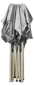 Gazebo Pieghevole 3x3m in PVC Bianco