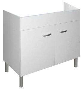 Mobile Sottolavello da Cucina 80x50 cm in Legno Bianco
