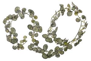 Set 3 Ghirlanda Artificiale Saxifraga con 147 Foglie Altezza 180 cm