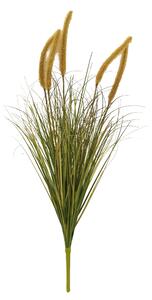 Set 2 Pianta Pennisetum Artificiale con Fiori 79 cm Verde