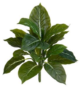 Set 2 Potos Artificiale per 22 Foglie H.38 cm Verde