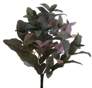 Set 3 Salvia Artificiale a 6 Diramazioni Altezza 38 cm Verde