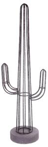 Profilo Cactus Artificiale in Metallo Altezza 91,5 cm Oro