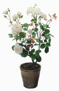 Rose Artificiali con Vaso Altezza 92 cm