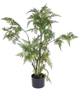 Pianta Artificiale Felce con Vaso Altezza 80 cm