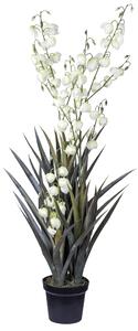 Yucca Artificiale con Vaso Altezza 125 cm Verde