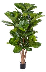Ficus Lyrata Artificiale Altezza 180 cm Verde