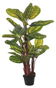 Amaranta Peacock Artificiale con Vaso Altezza 122 cm Verde