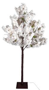 Mandorlo Artificiale ad Uso interno con Led Altezza 210 cm Bianco