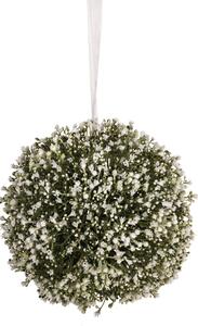 Sfera Gypsophila Artificiale in Sintetico Larghezza 25 cm Bianco