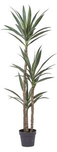 Yucca Artificiale con Vaso Altezza 154 cm Grigio