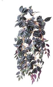 Set 2 Cadente Mini Tradescantia Artificiale con 302 Foglie H50 cm
