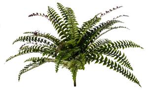 Set 2 Felce Artificiale Composta da 36 Foglie Altezza 72 cm Verde