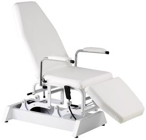 Poltrona Lettino per Estetista Elettrica 190x60 cm Nasti Multiservice Bianca