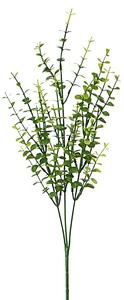 Set 12 Rami di Mini Eucalyptus Artificiale Altezza 65 cm Verde