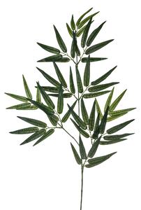 Set 6 Rami Bamboo Artificiale a 3 Diramazioni Altezza 72 cm Verde