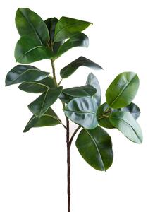 Ramo di Ficus Artificiale Real Touch Altezza 120 cm Rosso