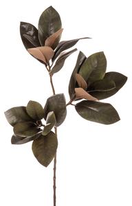 Set 2 Ramo con Foglie di Magnolia Artificiale Altezza 91 cm Verde