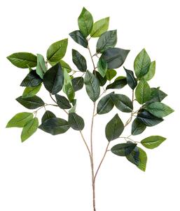 Set 12 Rami di Camelia Artificiale Composto da 3 Diramazioni Altezza 54 cm Verde