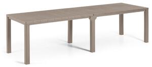 Tavolo Doppio da Giardino 295x90x74,5 cm in Resina Keter Kulie Double Cappuccino