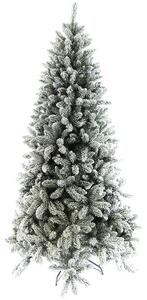 Albero di Natale Artificiale Innevato Basicsnow Verde Altezza 180 cm