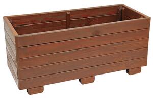 Fioriera da Giardino in Legno 92x40xH40cm Rama Pine Marrone