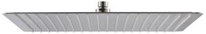 Soffione Doccia Quadrato Ultraslim 40x40 cm in Acciaio Inox Satinato Nilo