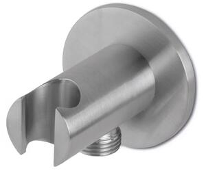Presa D'acqua con Supporto Doccetta in Acciaio Inox Satinato Nilo