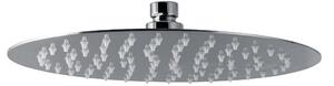 Soffione Doccia Tondo Ultraslim Ø25 cm in Acciaio Inox Satinato Nilo