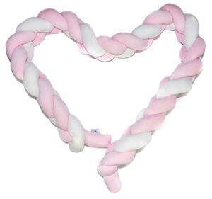 Paracolpi Treccia per Culla Riduttore 2m Dolce Nanna Rosa