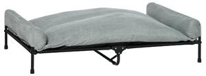 Brandina per Cani Max 30 Kg 120x80x30 cm con Cuscino Rimovibile Grigio