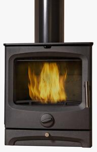 Stufa a Legna in Ghisa 5 kW 43x29,75x49,4 cm Belen Nera