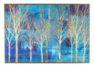 Quadro Dipinto a Mano 100x3,2x70 cm in Stampa su Tela